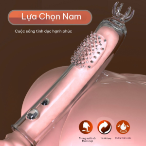 Bộ Đồ Chơi Nam: Vòng Dương Vật Đính Đá Lấp Lánh + Bao Delay Tăng Cường, Phiên Bản Cặp Đôi